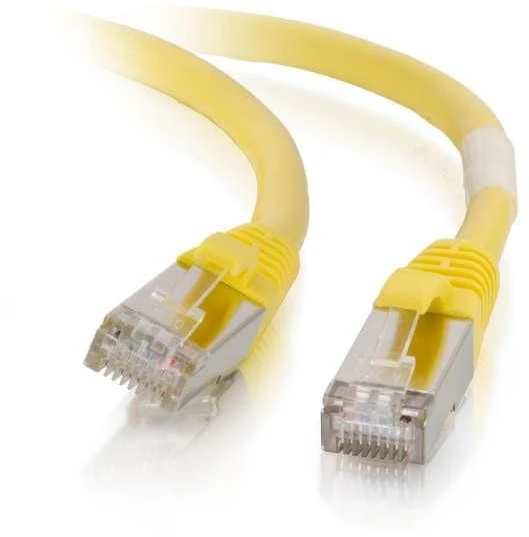 Mercodan 371915002, 0,25 m, Cat6a, S/FTP (S-STP), RJ-45, RJ-45, geltonas