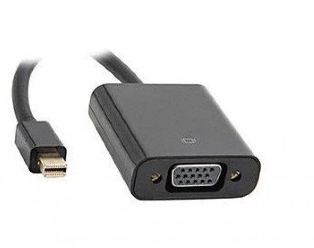 Mercodan 865010, 0,2 m, „Mini DisplayPort“, VGA (D-Sub), kištukas, lizdas, juodas
