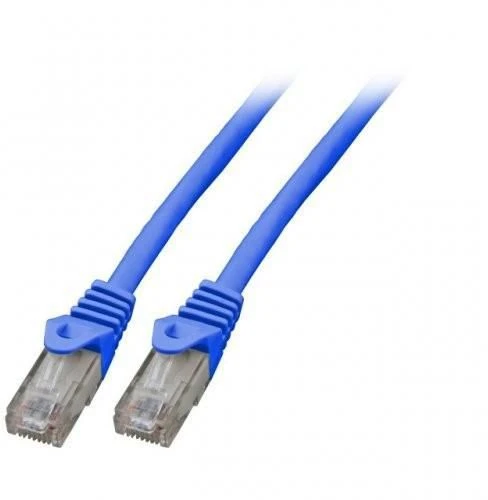Mercodan Kabelis sieciowy RJ-45, Cat.6, U/UTP, LSZH, CCA, mėlyna, 1 m (371227010)