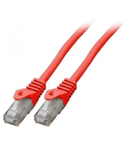 Mercodan Kabelis sieciowy RJ-45, Cat.6, U/UTP, LSZH, CCA, raudona, 3 m (371224030)