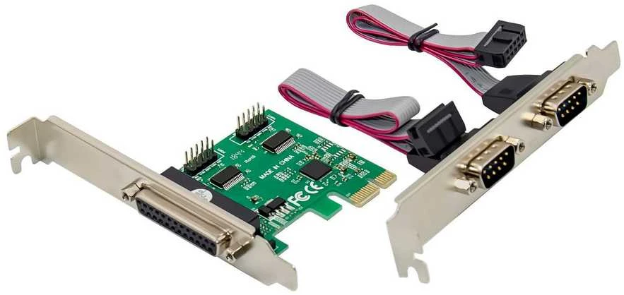 MicroConnect Kontroler Microcom PCIe 2.0 x1 – 2x RS-232 DB9 + 1x LPT BD25 (MC-PCIE-MCS1P2S)