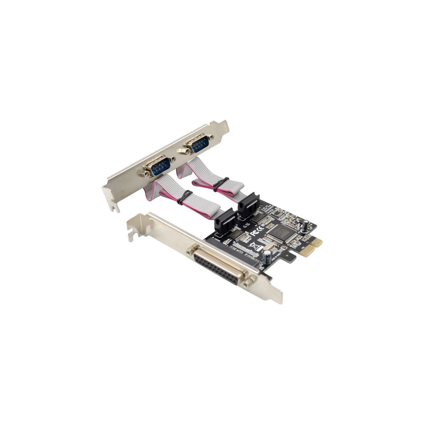 MicroConnect Kontroler Microcom PCIe 2.0 x1 – 2x RS-232 DB9 + 1x LPT BD25 (MC-PCIE-MCS1P2S)