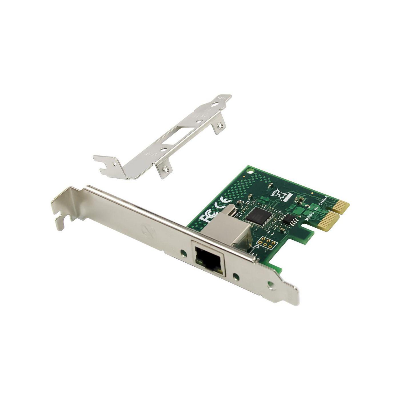 Karta jungiama į tinklą MicroConnect 1 port RJ45 network card, PCIe