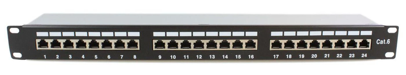 MicroConnect 19" FTP. 6 patch panel