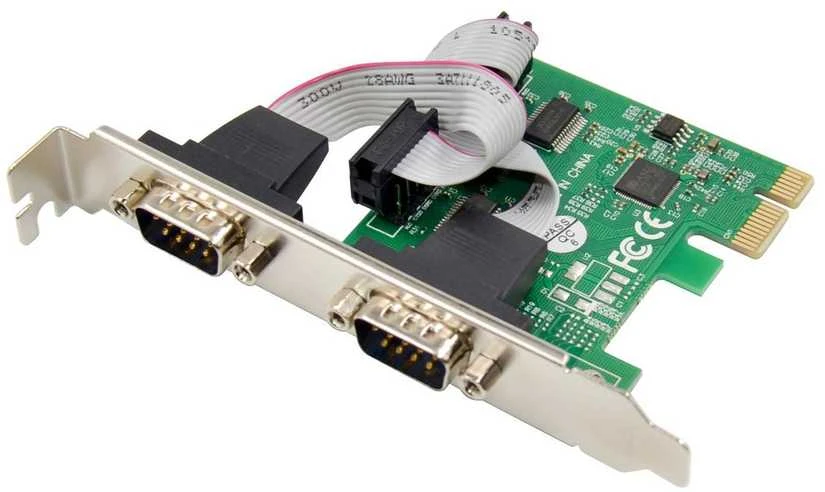 „MicroConnect PCIe x1“ valdiklis – 2x RS-232 (MC-PCIE-MCS2S)