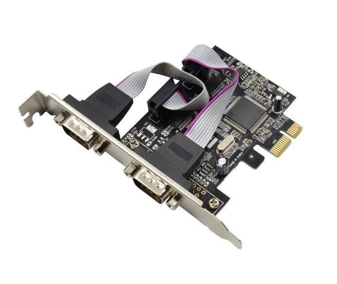 „MicroConnect PCIe x1“ valdiklis – 2x RS-232 (MC-PCIE-MCS2S)