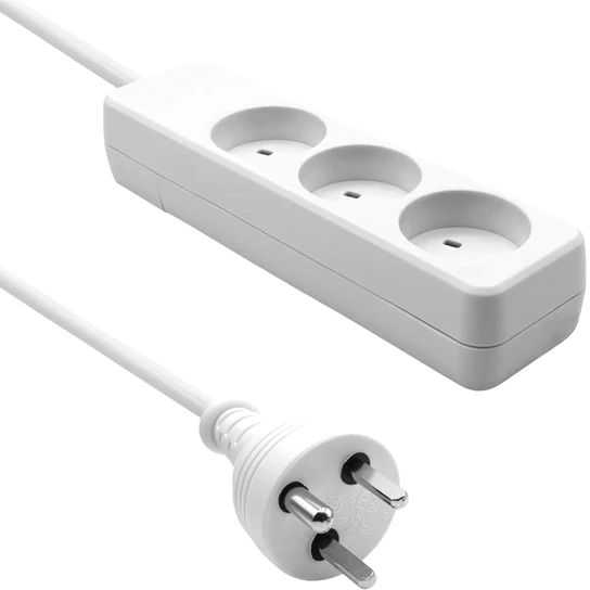 MicroConnect Splitter 5 m 3 x socket jungiama į tinklą inner balta (GRU035WDK)