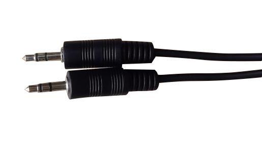 MicroConnect 3,5 mm lizdas – 3,5 mm lizdas, 7 m juodas kabelis (AUDLL7)