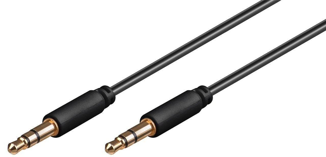 Jack 3.5mm į Jack 3.5mm 15m kabelis su auksinėmis jungtimis