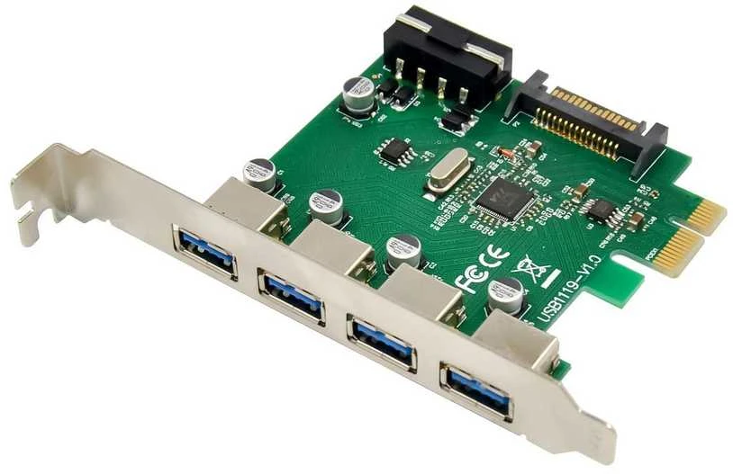 Kontroler MicroConnect PCIe 2.0 x1 – 4x USB 3.0 (MC-USB3.0-F3B1)