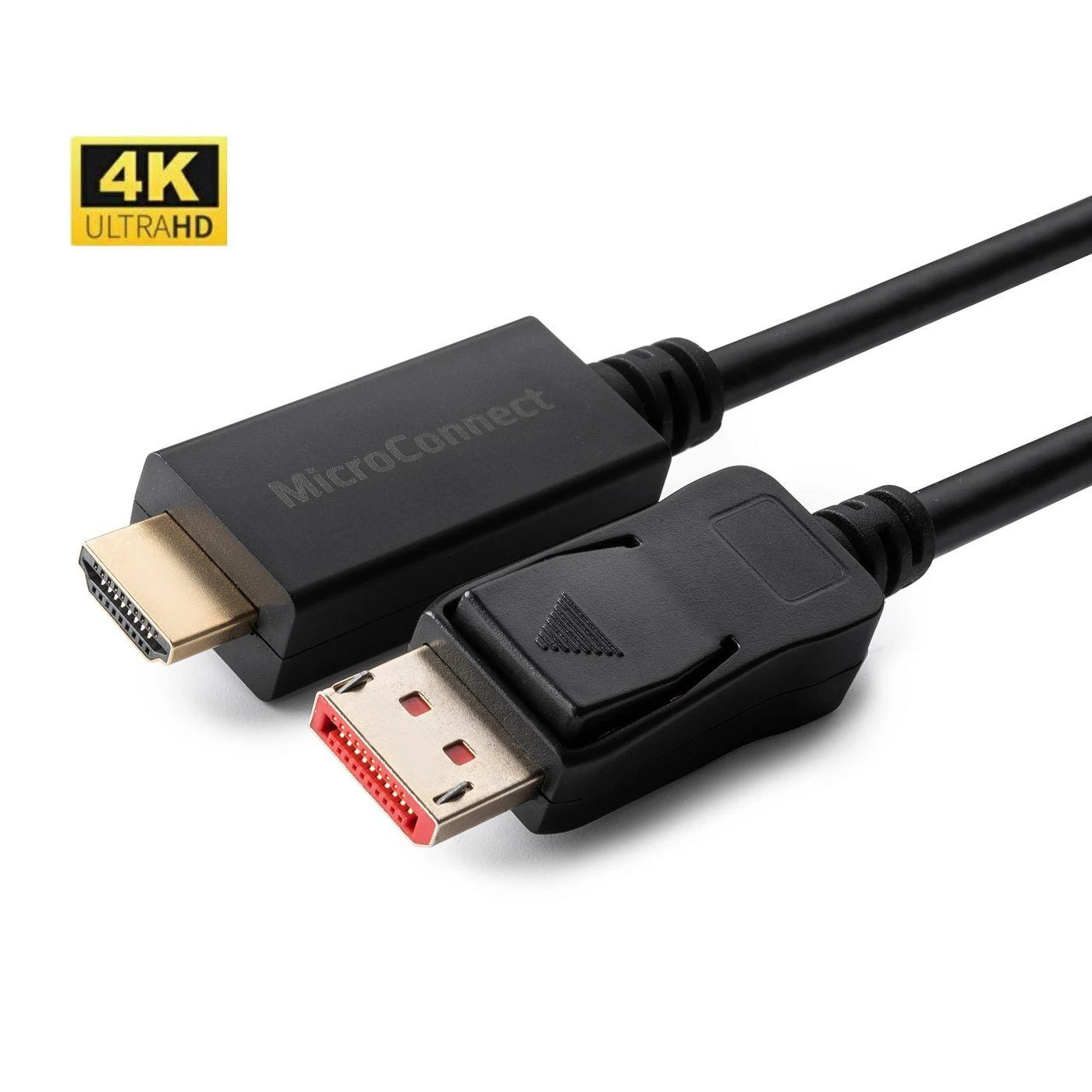 MicroConnect DP į HDMI laidas su 4K jungtimis