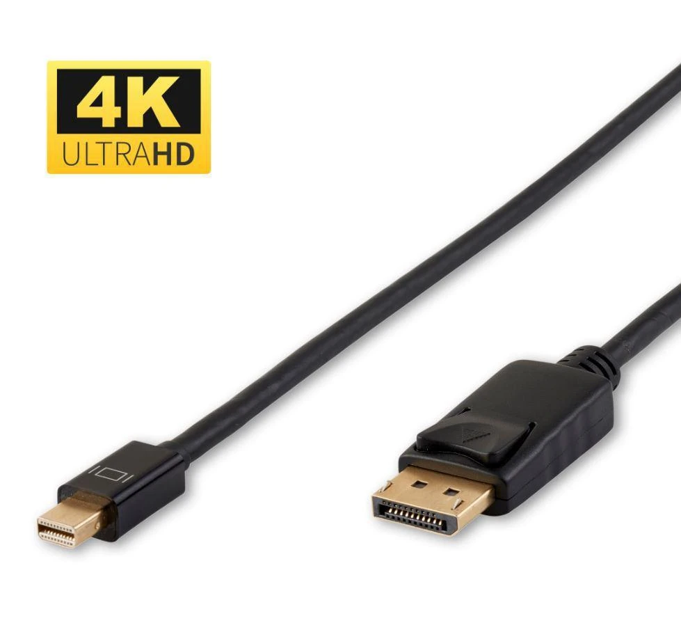 Mini DisplayPort į DisplayPort 1m kabelis su 4K žyma