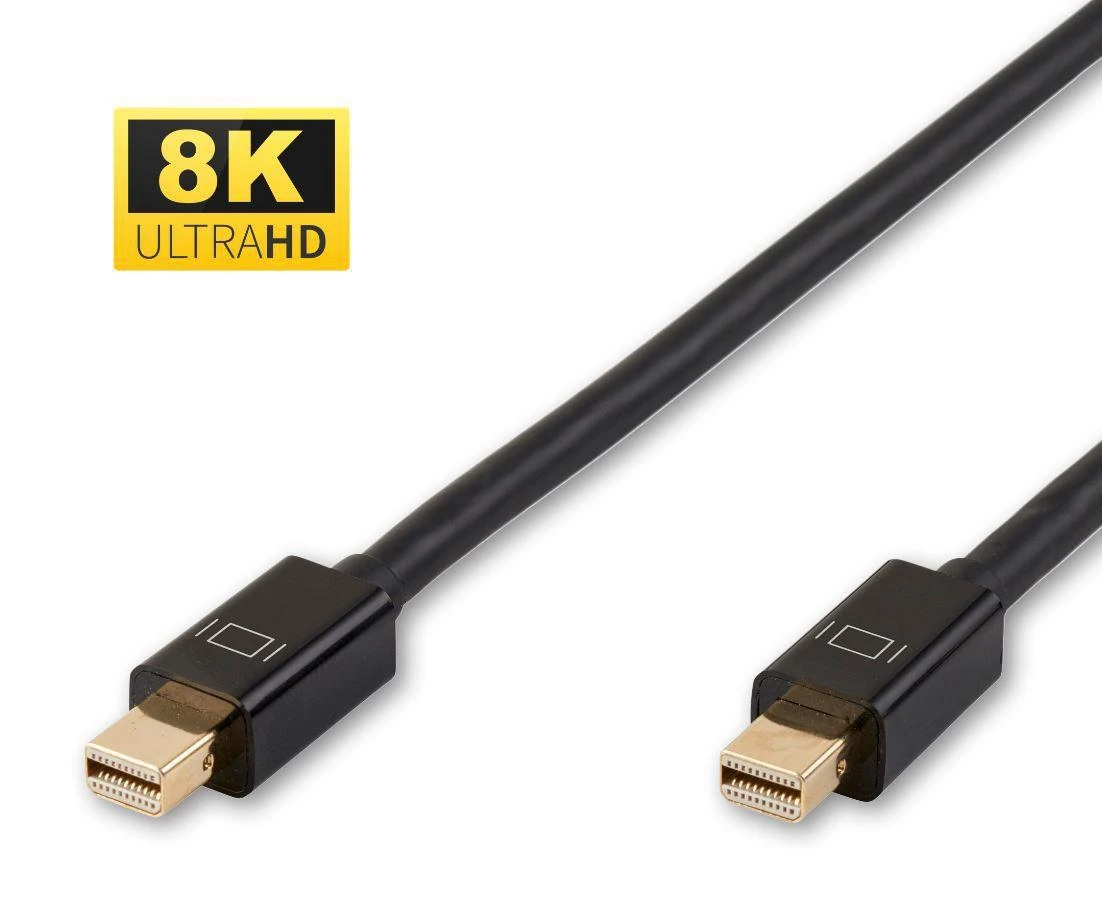 Mini DisplayPort kabelis su auksinėmis jungtimis