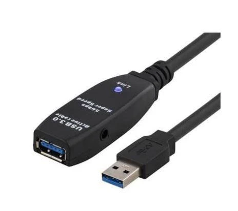 Kabelis USB MicroConnect USB-A - USB-A 15 m Juodas (USB3.0AAF15A)