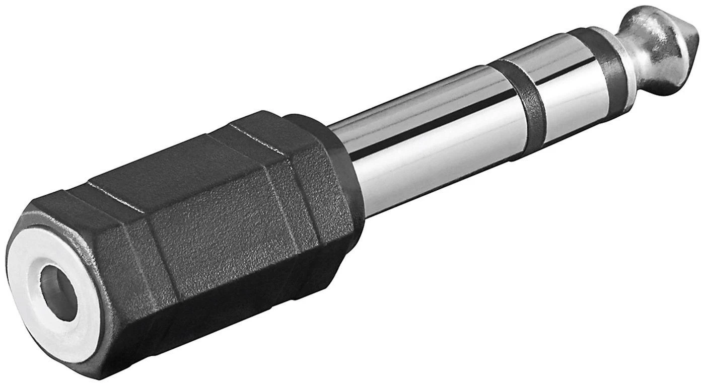 Garso adapteris 6.35mm kištukas į 3.5mm lizdą