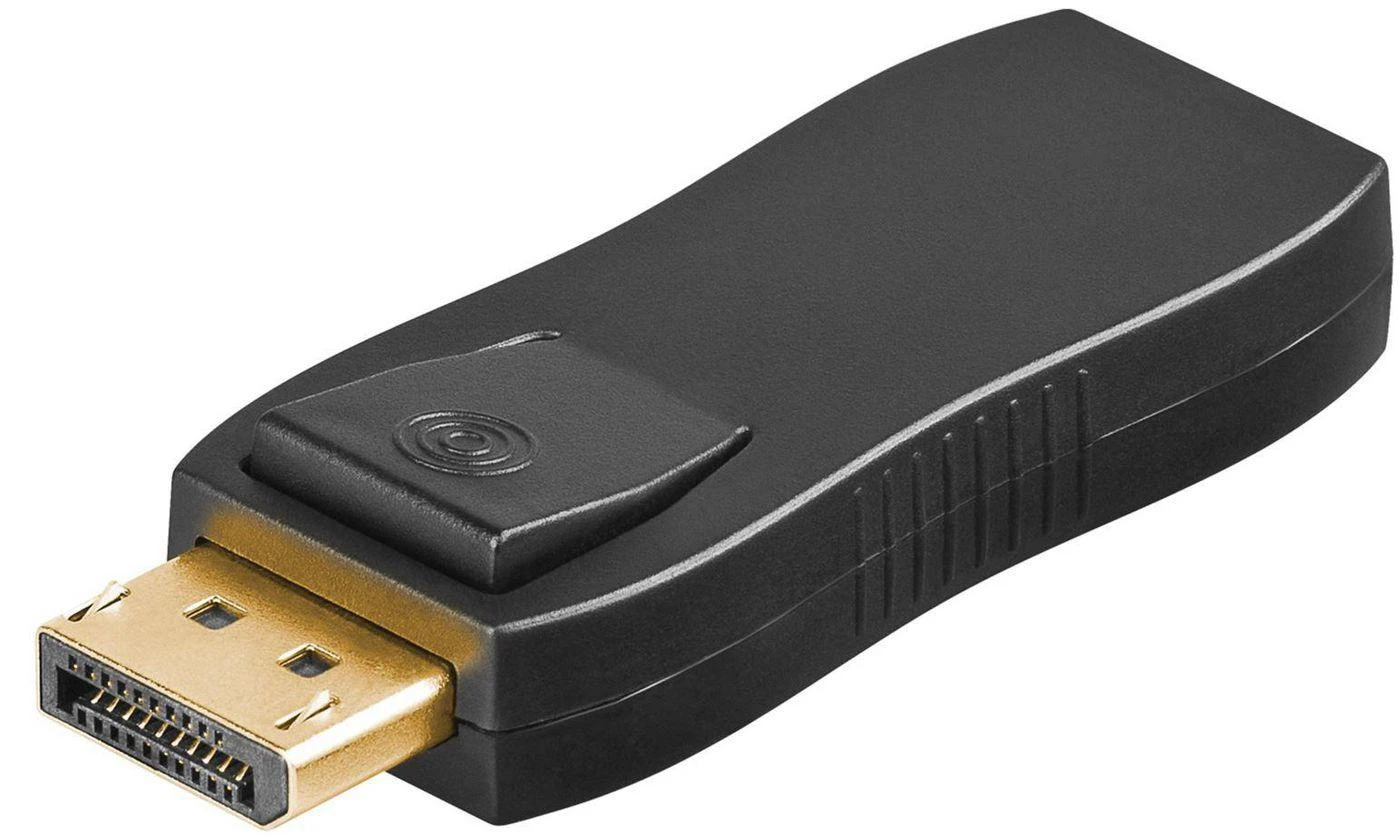 DisplayPort į HDMI adapteris su auksine jungtimi
