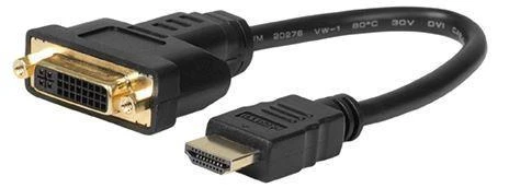 Adapteris AV MicroConnect HDMI - DVI-D juoda (DVIHDMI15CM)