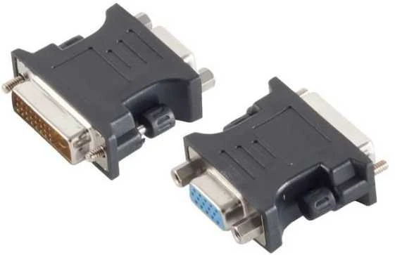 Adapteris AV MicroConnect DVI-I - D-Sub (VGA) juoda (MONBG)