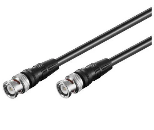 Wentronic „Microconnect 50088“, 10 m, BNC, BNC, Juodas
