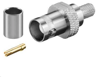 MicroConnect BNC59F - BNC - Sidabrinis