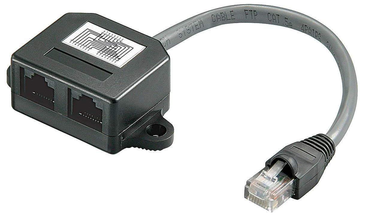„MicroConnect“ Y ADAPTERIS RJ45-2xRJ45 M/F 8P (MPK418)