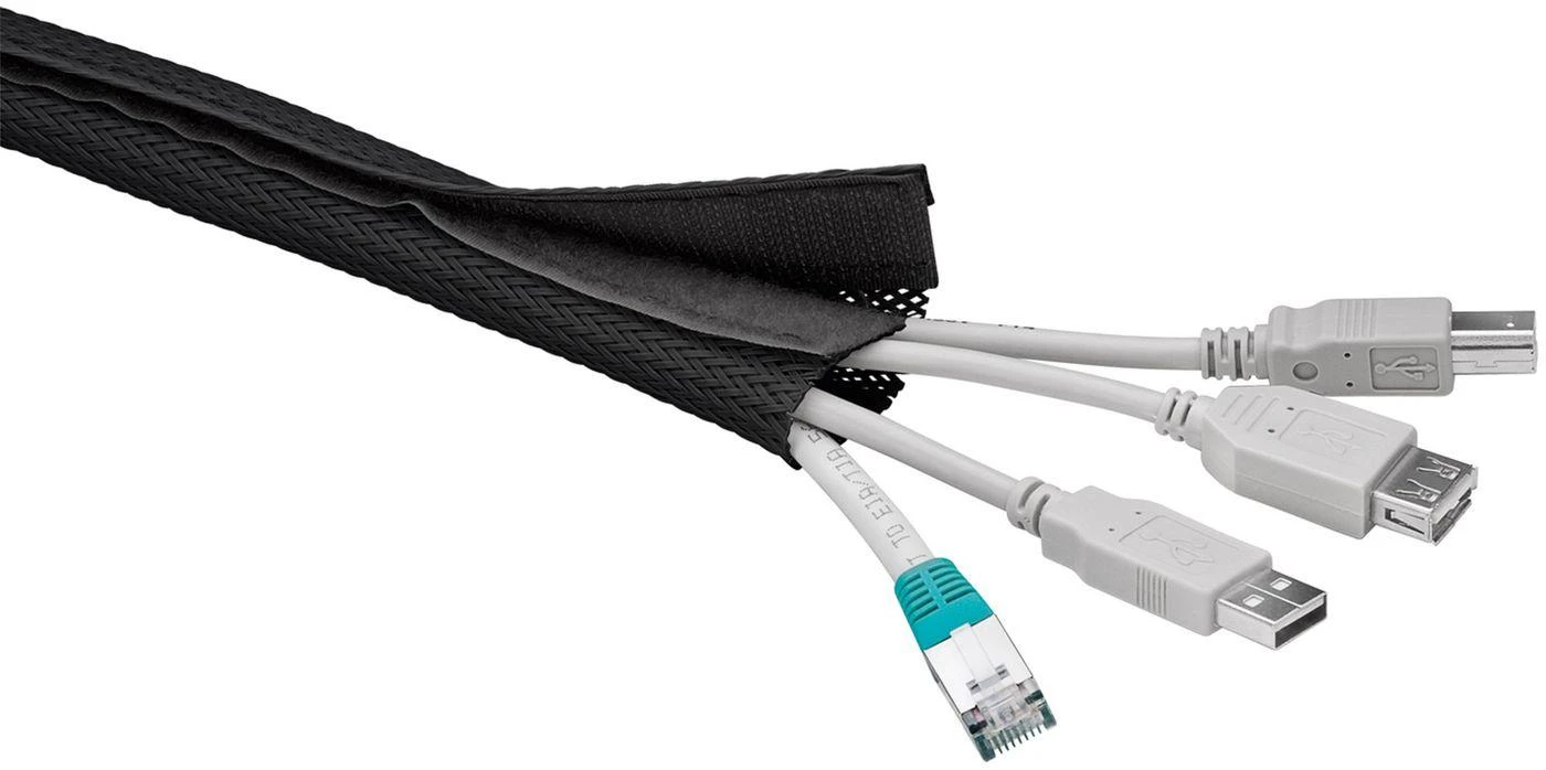 MicroConnect Organizer Cable Move Juodas 1 vnt (CABLESOCK)