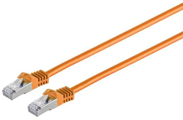 MicroConnect Patchcord CAT 7, S/FTP, oranžinė, 20m (SFTP720O)