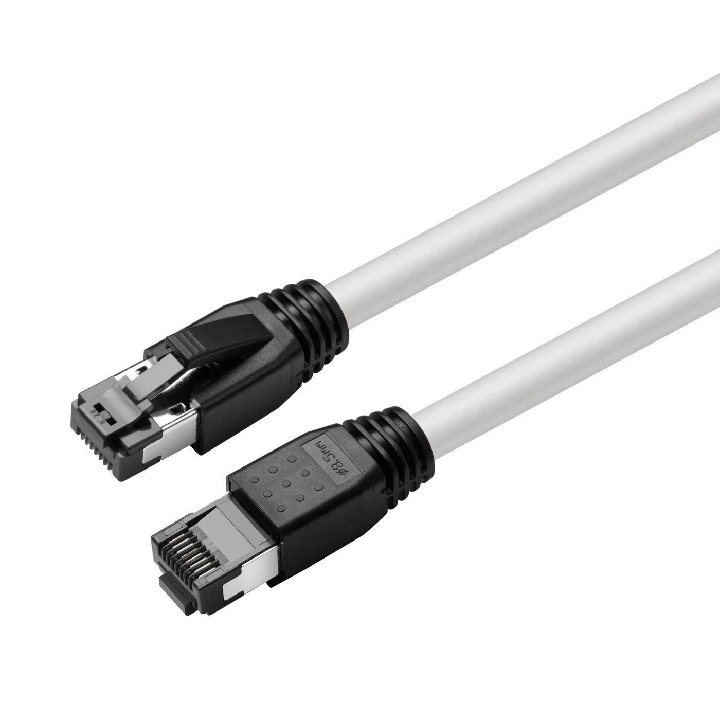 MicroConnect CAT8.1 S/FTP 1m Baltas LSZH