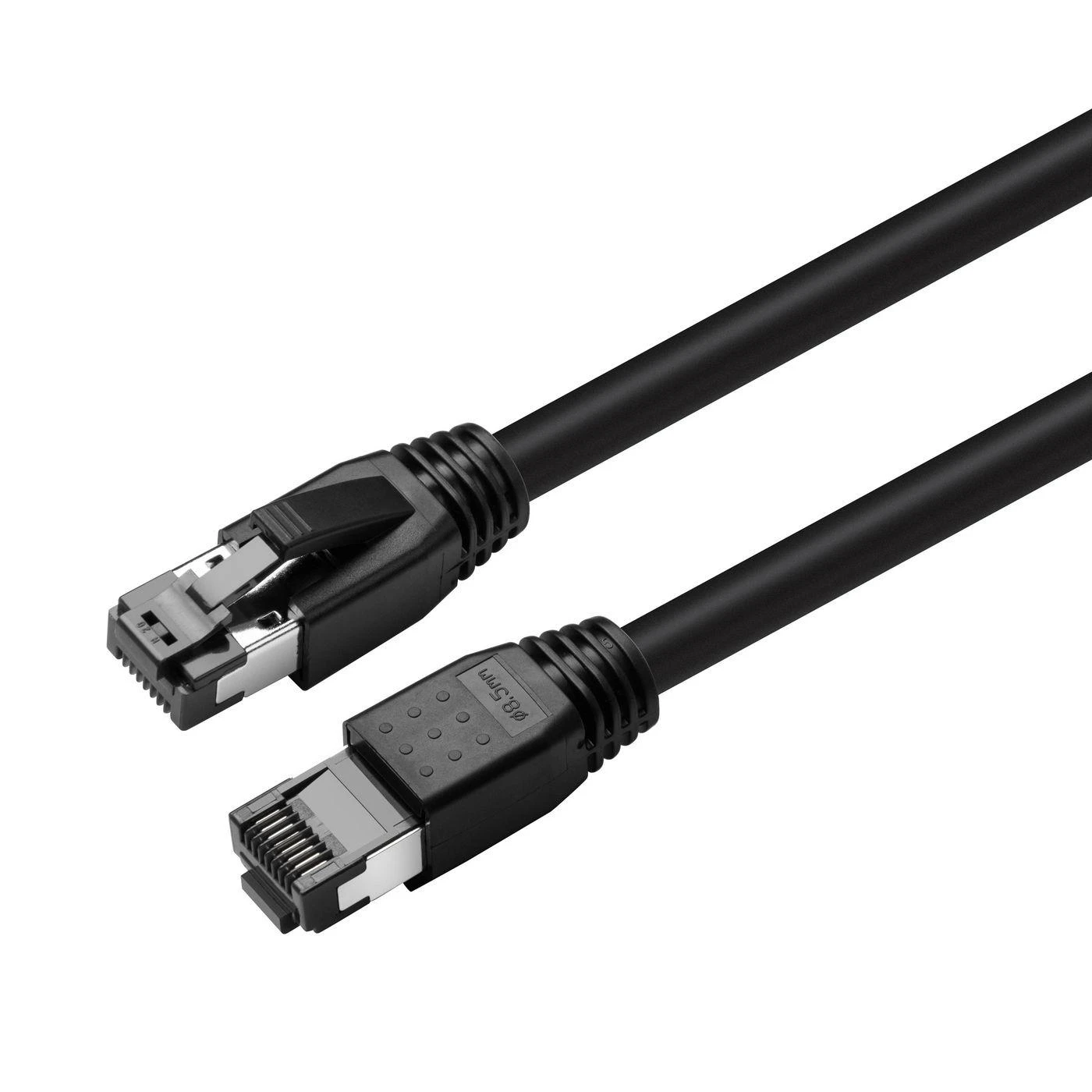 MicroConnect CAT8.1 S/FTP 5m Juodas LSZH