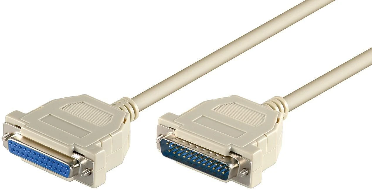 „MicroConnect DB-25“ – DB-25, 1,8 m, „Pilka“ (MODGR2)