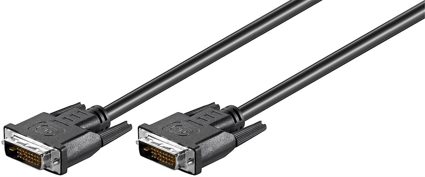 DVI-D į DVI-D kabelis su jungtimis