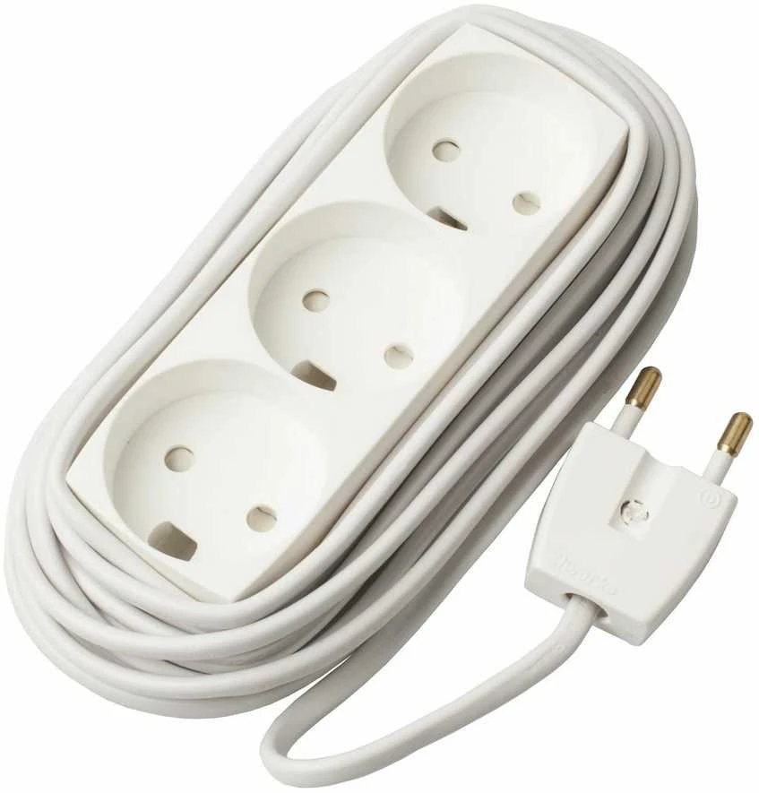 MicroConnect GRUELU 3 gniazda 5 m balta (GRUELU3H050)