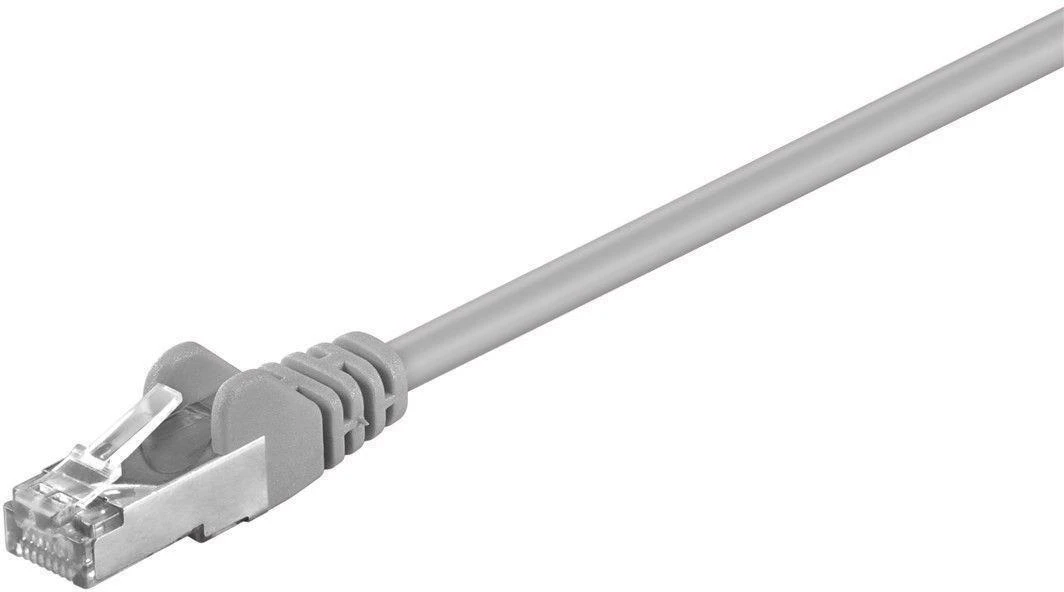 MicroConnect Patchcord CAT5e, 5m, pilka (STP505)