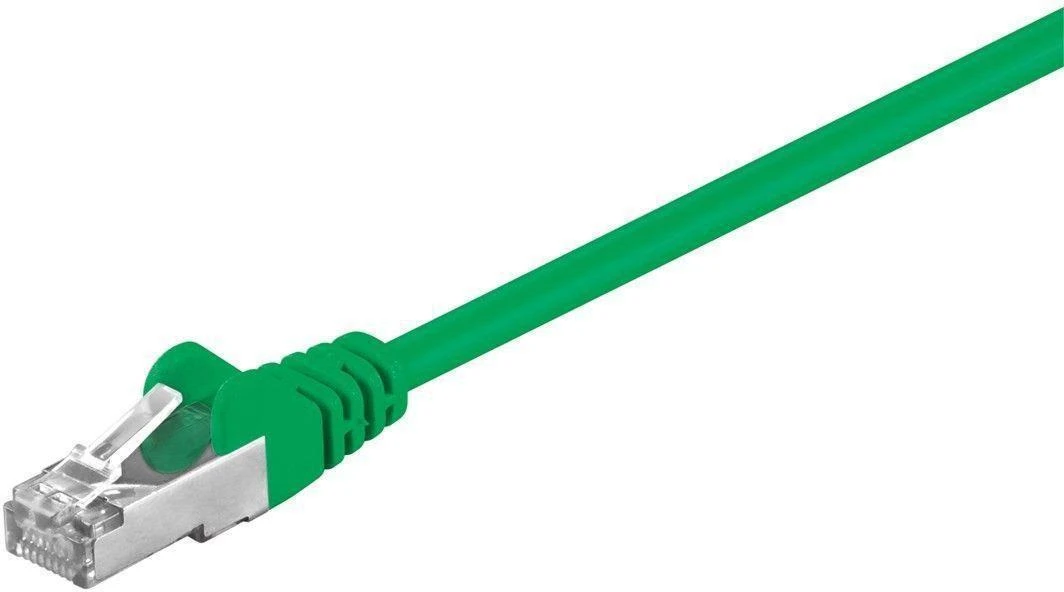 MicroConnect Patchcord CAT5e, 7m, žalia (STP507G)
