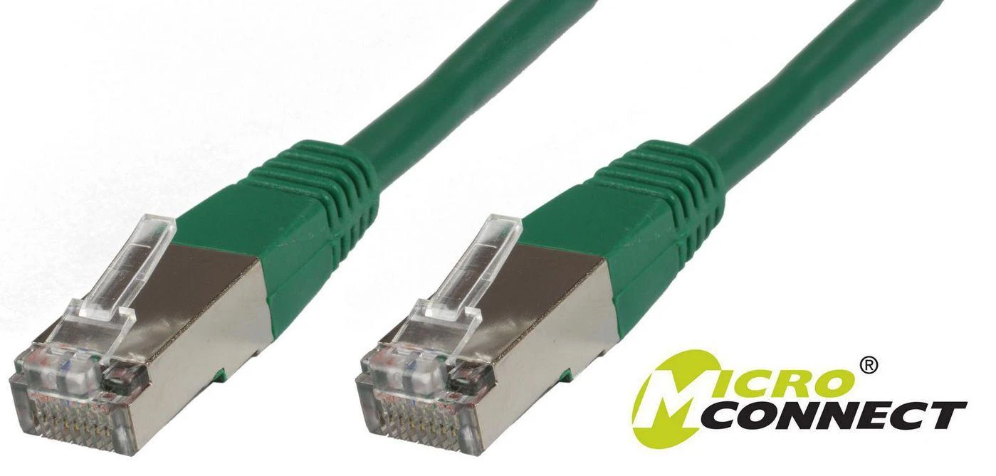 MicroConnect Patchcord, FTP, CAT6, 15m, žalia (B-FTP615G)