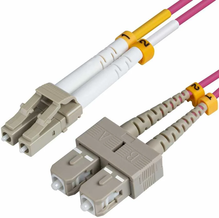 „MicroConnect“ dvipusis SC-LC kabelis 50/125µm OM4 7m (FIB422007P)