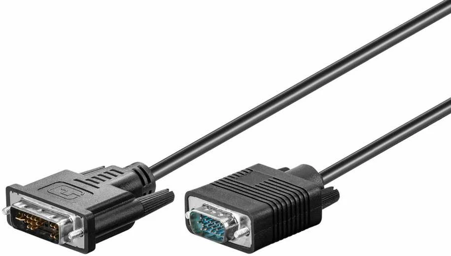 Kabelis MicroConnect DVI-I - D-Sub (VGA) 3m juoda (50991)