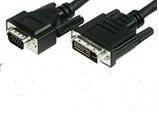 DVI-I į VGA kabelio jungčių vaizdas