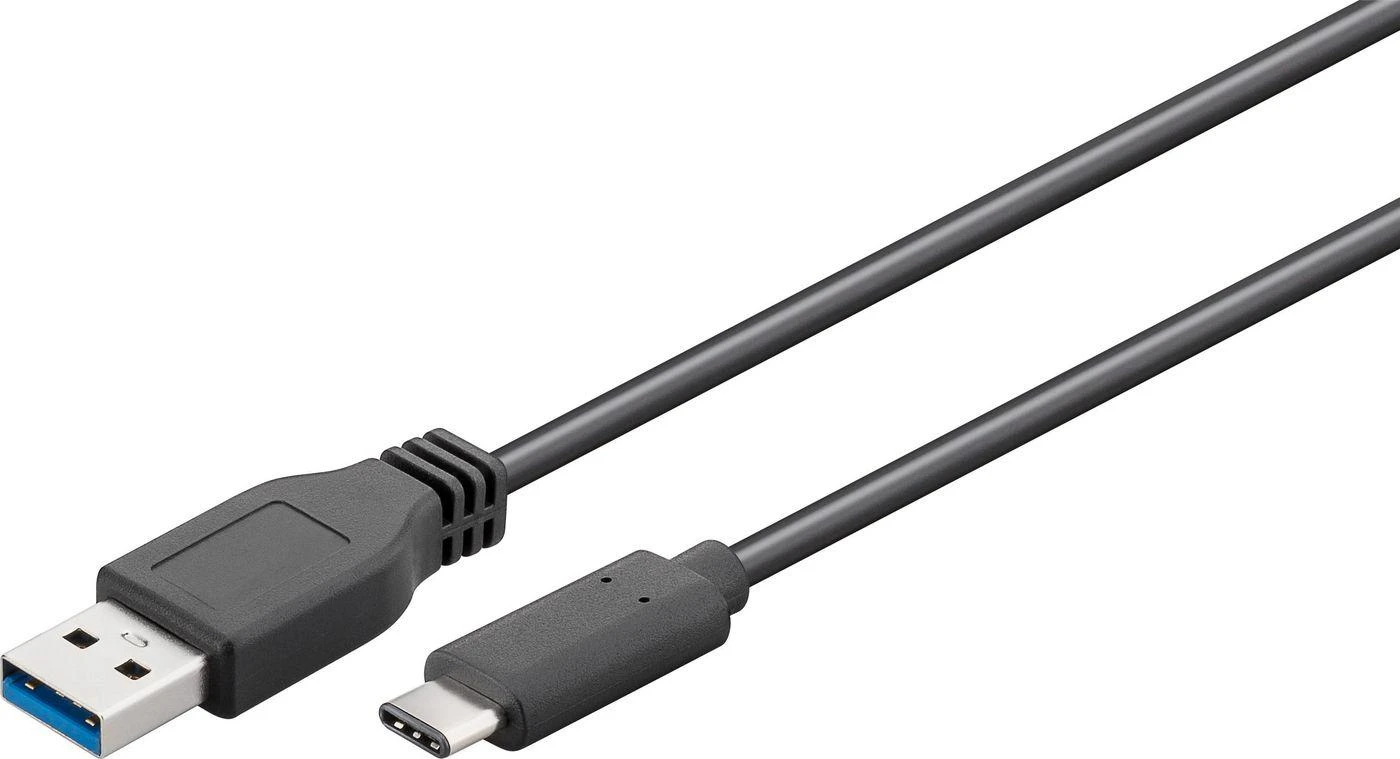 Kabelis USB MicroConnect USB-A - 2 m Juodas (USB3.1CA2)