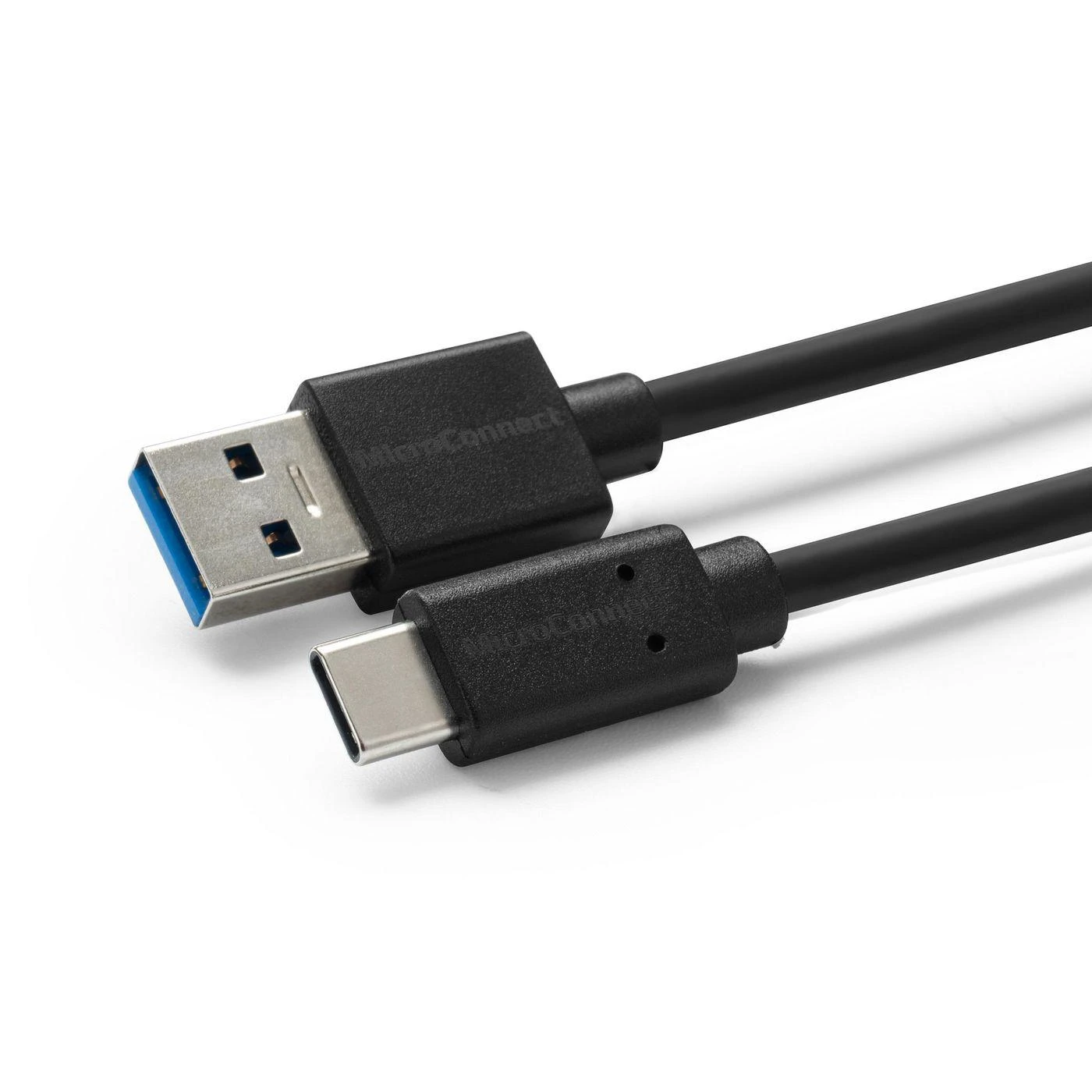 Kabelis USB MicroConnect USB-A - USB-C 1 m Juodas (USB3.2CA1)