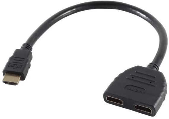 AV adapteris „MicroConnect HDMI 19M“ – „2X HDMI 19F“