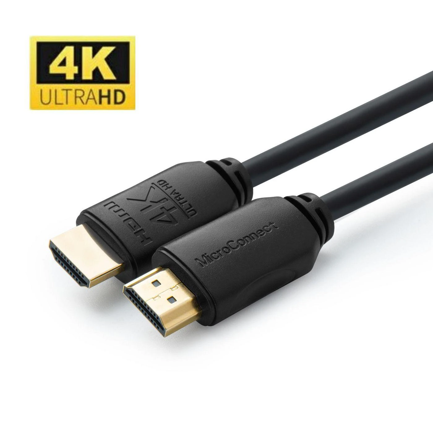MicroConnect 0,5m HDMI kabelis su paauksuotomis jungtimis