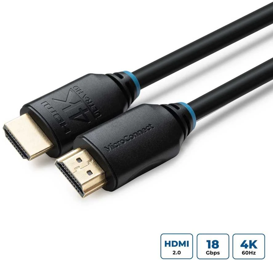 Kabelis MicroConnect HDMI - HDMI 4m juoda (MC-HDM19194V2.0)