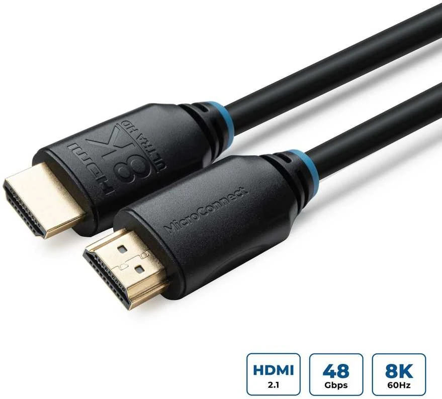 Kabelis MicroConnect MC-HDM19197.5V2.1 HDMI kabelis 7,5 m HDMI A tipo (standartinis) juodas