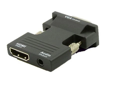HDMI į VGA adapteris su garso jungtimi