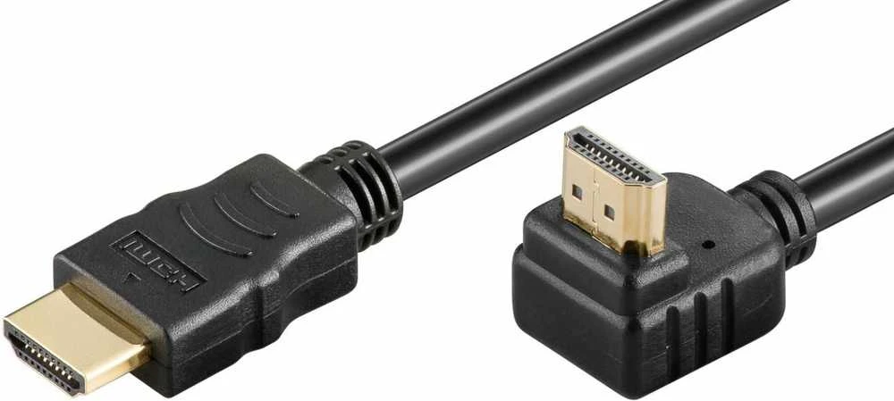 Microconnect HDMI laidas su kampine jungtimi