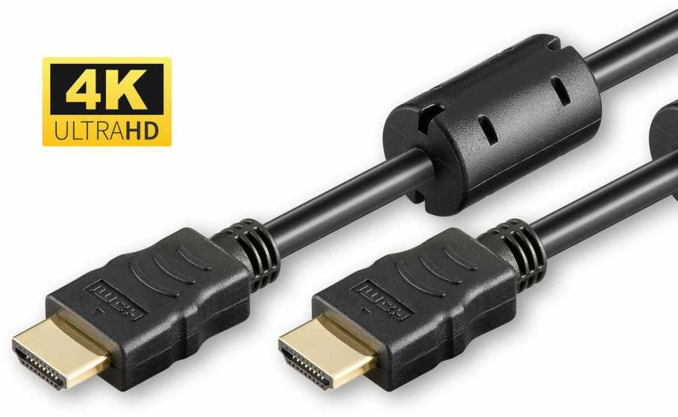 Microconnect HDMI kabelis su feritiniu filtru ir auksinėmis jungtimis