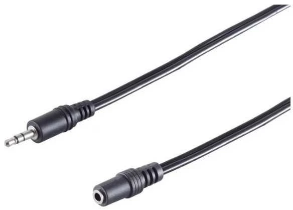 Jack 3.5mm prailginimo laidas 2m