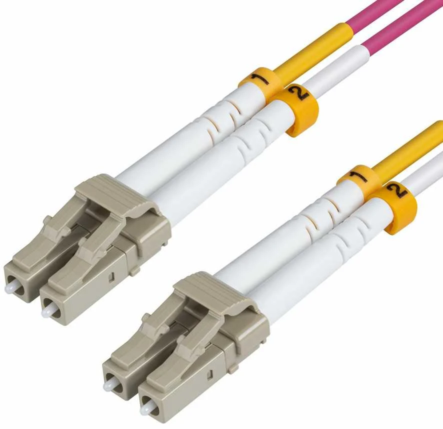 „MicroConnect Patchcord LC/UPC“ – LC/UPC, 50/125, OM4, 0,5 m (FIB4404005P)