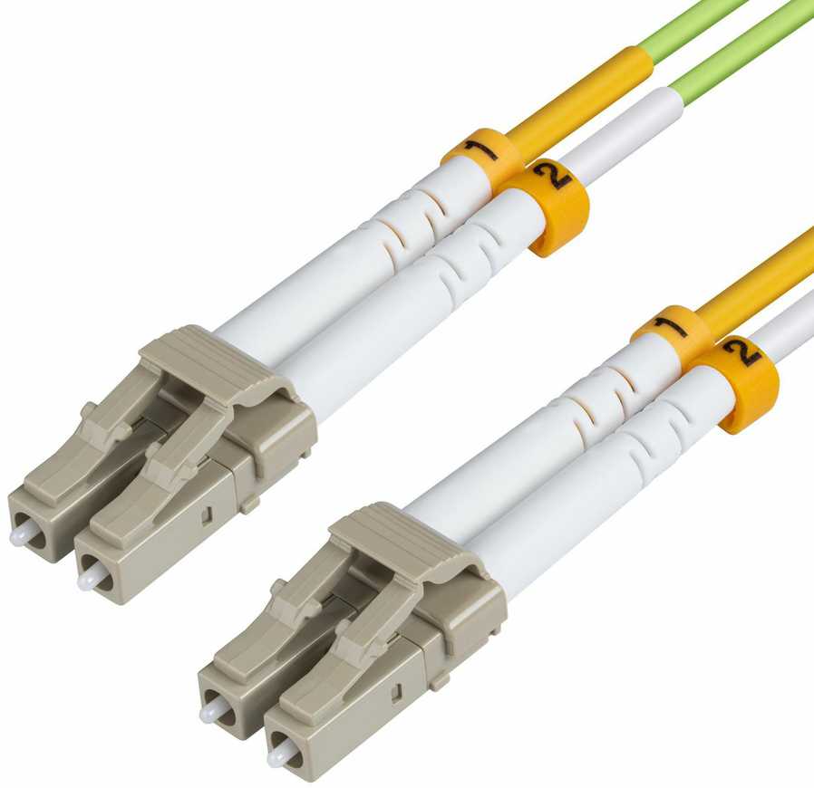 „MicroConnect“ šviesolaidinis jungiamasis laidas LC/UPC - LC/UPC, 50/125, OM5, 1 m (FIB551001)